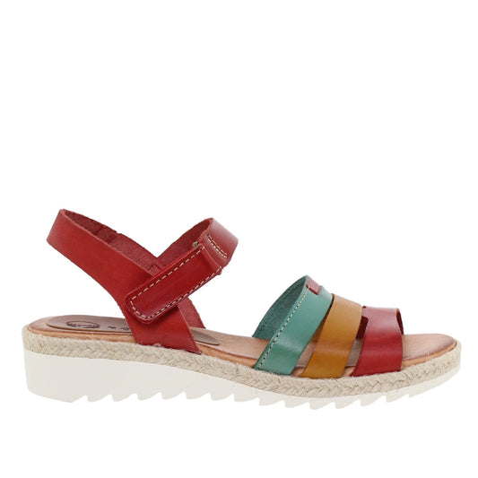 Sandalia Plana Mujer Vega Multicolor