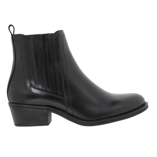 Botines Cowboy Mujer Oliw Negro